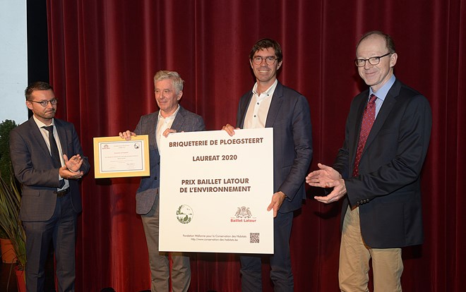 Ploegsteert reçoit le Prix Baillet Latour pour l'environnement